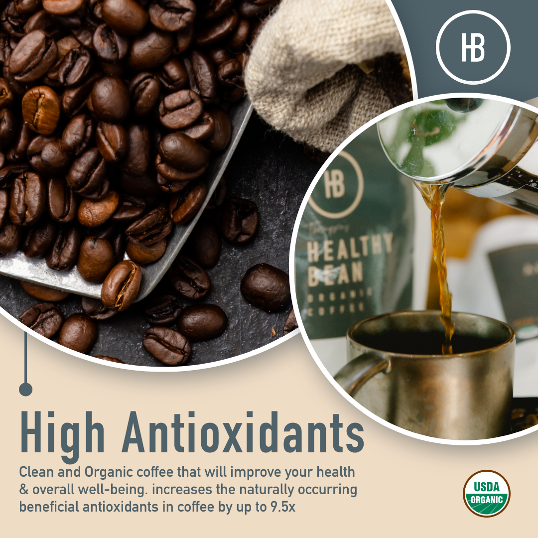Healthy Bean Coffee - Espresso Whole Bean, Organic, Low Acid