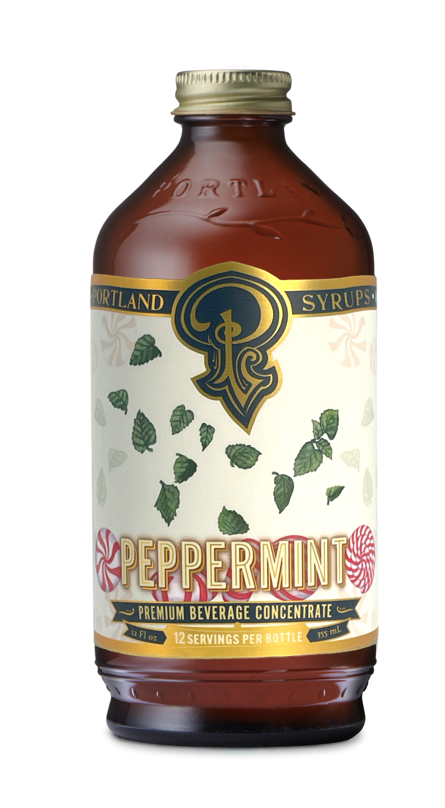 Peppermint Syrup 12 oz - Cocktail | Mocktail Beverage Mixer