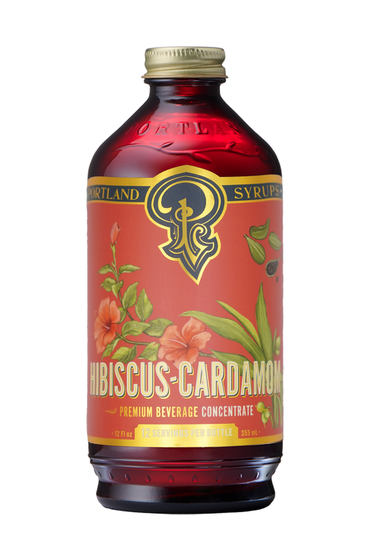 Hibiscus Cardamom Syrup 12 oz  - Cocktail |Mocktail Mixer