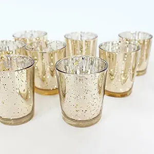 old Speckled Tea Light Votive Candle Holder