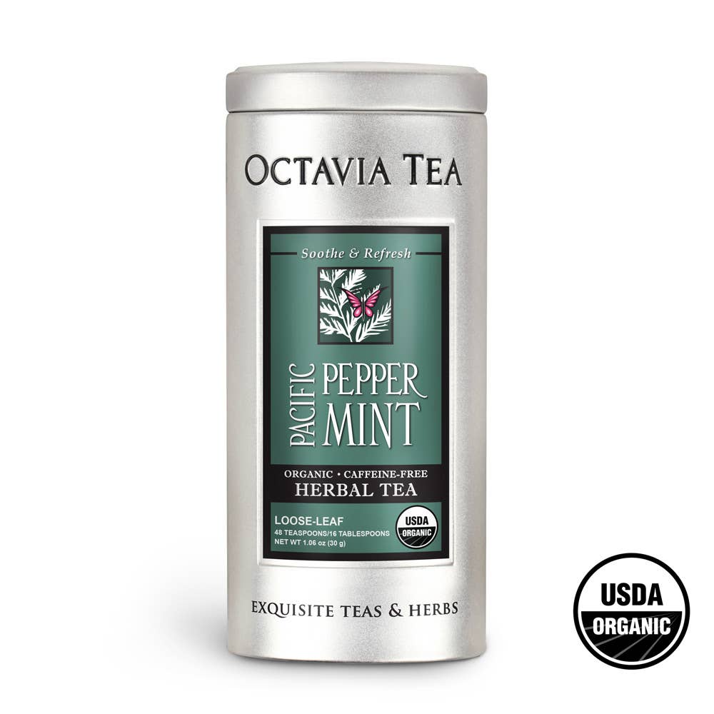 Pacific Peppermint - Organic Loose Tea: Tin