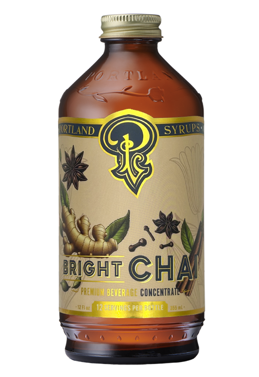 Bright Chai Syrup 12. oz - Cocktail | Mocktail | Coffee Drinks