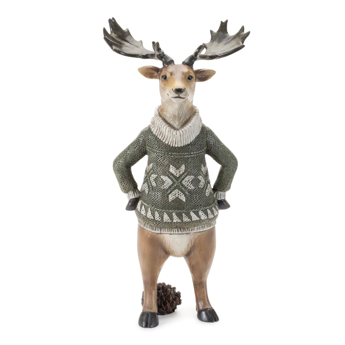 Winter Animal with Sweater Christmas Figurine Decorations - 12"