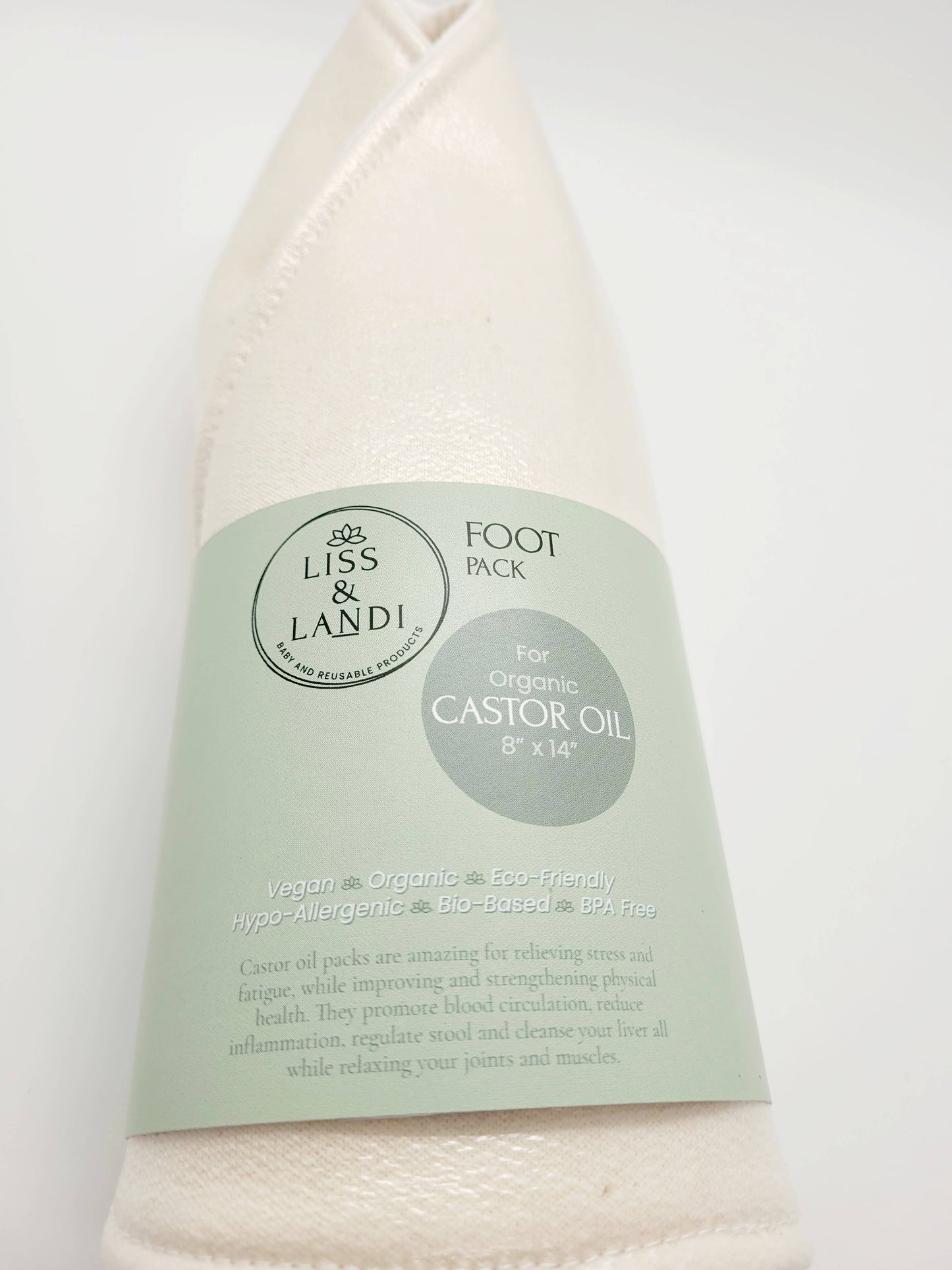 Pack for Organic Castor Oil - Foot Pack