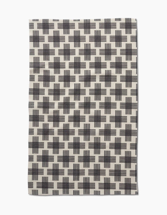 Cross Hatch Tea Towel