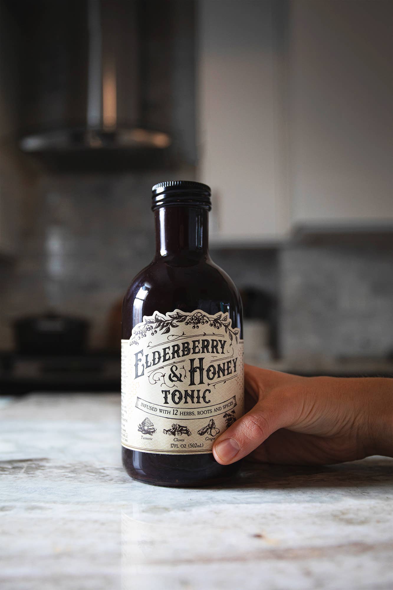 Elderberry & Honey Tonic, 16 oz