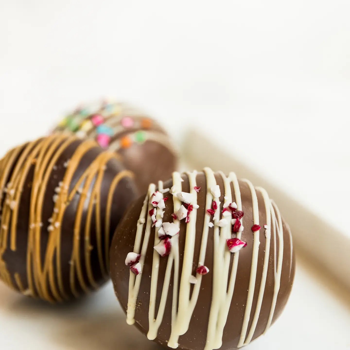 Single Hot Chocolate Bomb Peppermint