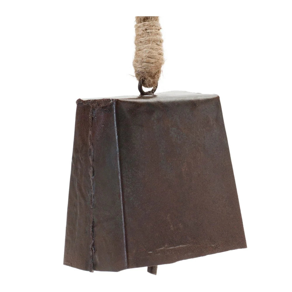 8.5" Iron| Jute Bell Ornament