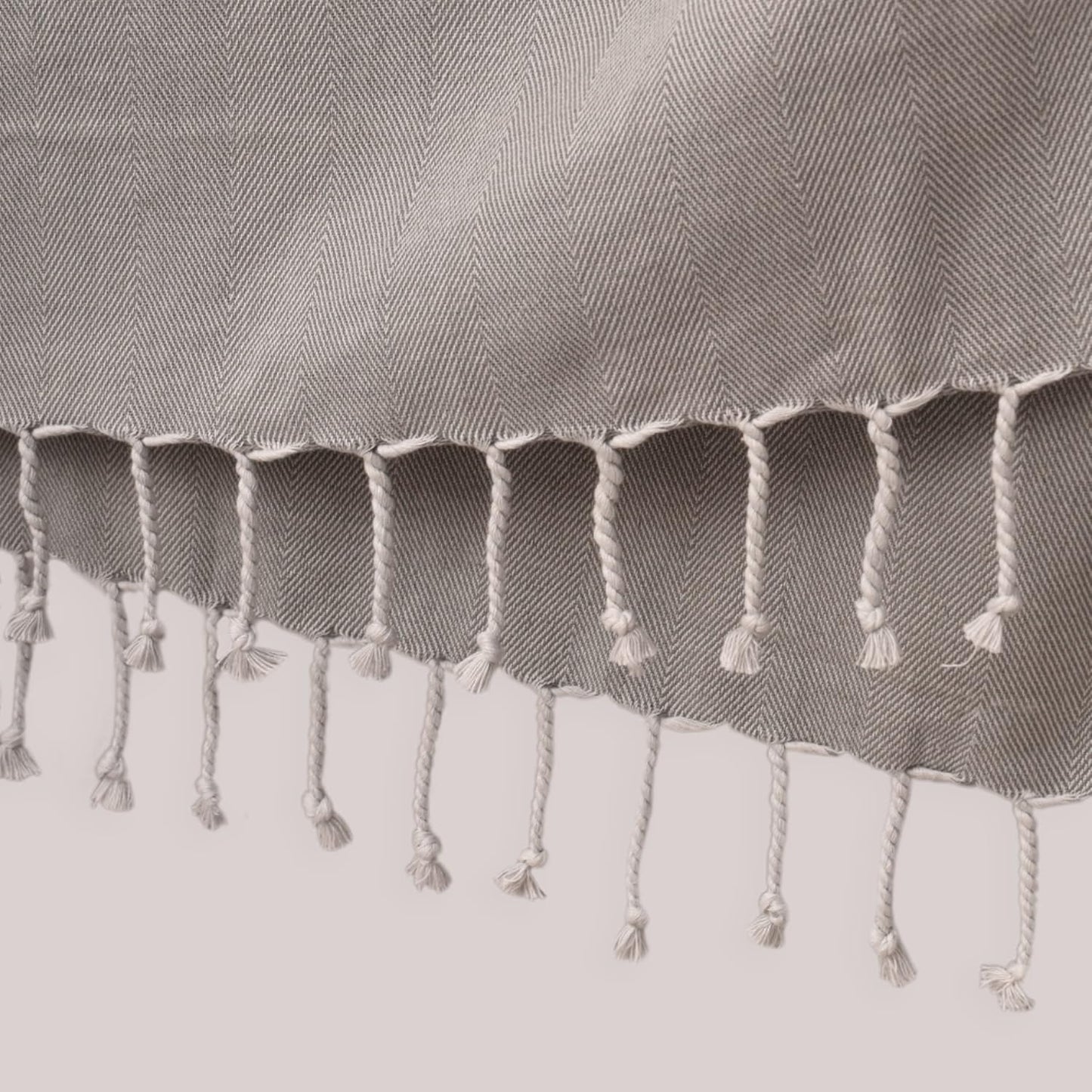 Handwoven Twill 100% Cotton Throw with Fringes