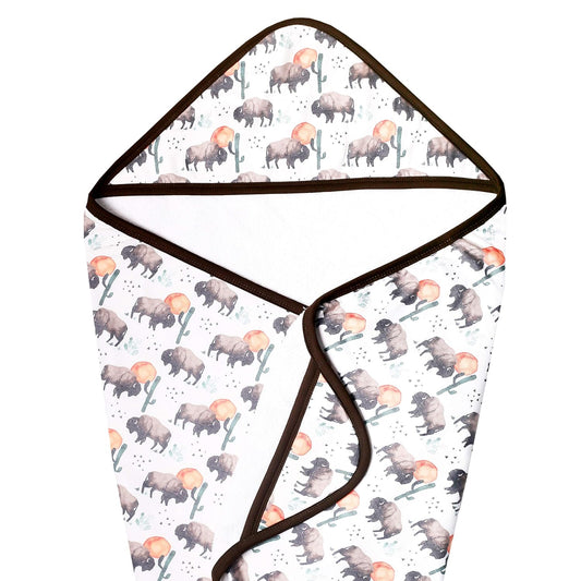 Hooded Bath Towel- Bison