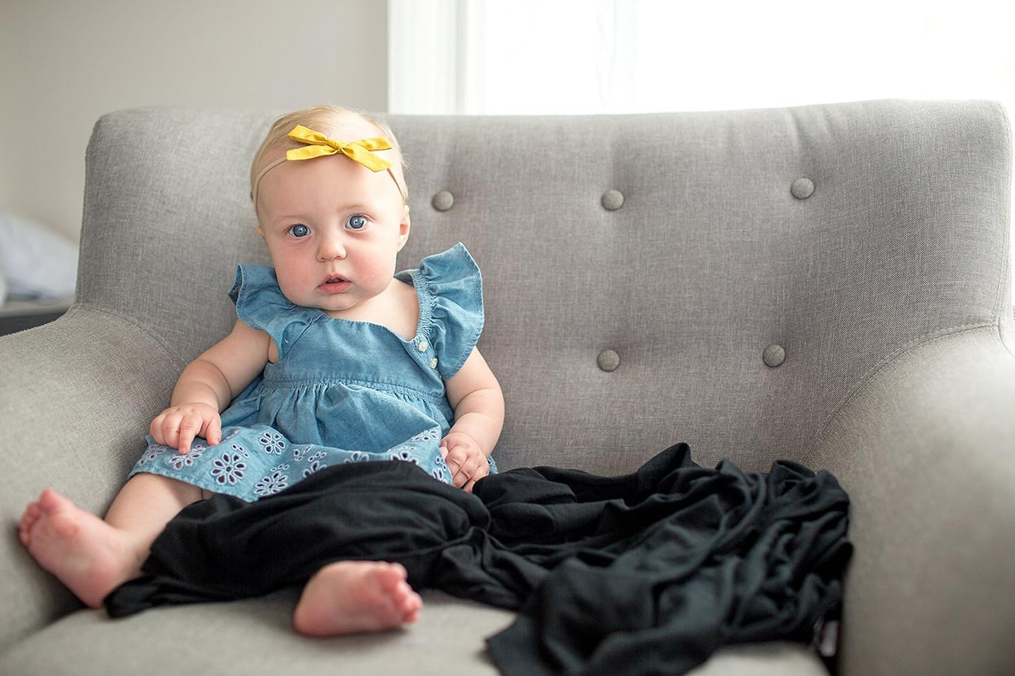 Swaddle Blanket- Midnight Black