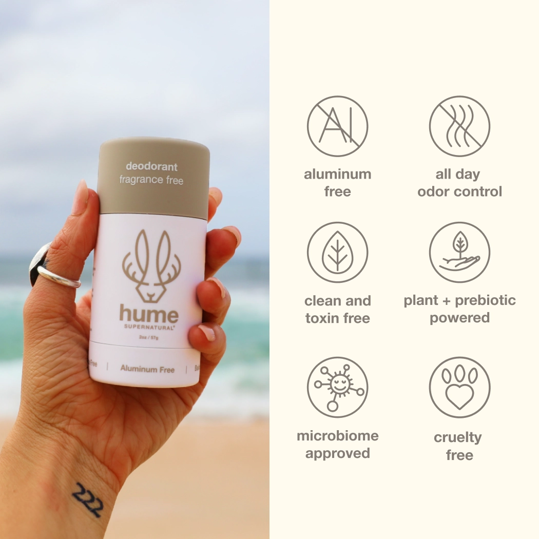 No Scent | Plant & Probiotic Deodorant- Fragrance Free