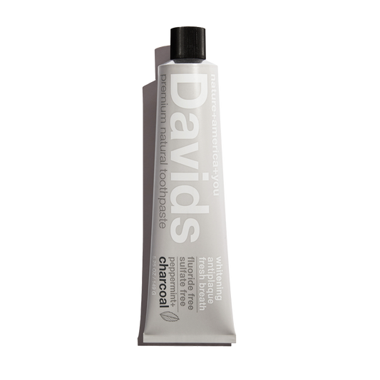 Davids Whitening+Antiplaque Toothpaste  / Natural Mint+Charcoal