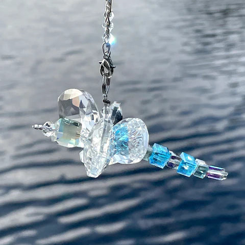 Crystal Blue Dragonfly