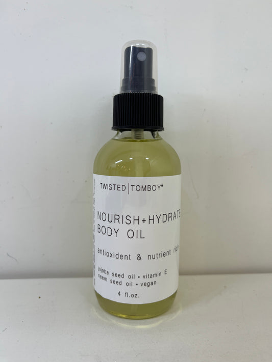 Nourish and hydrate body oil