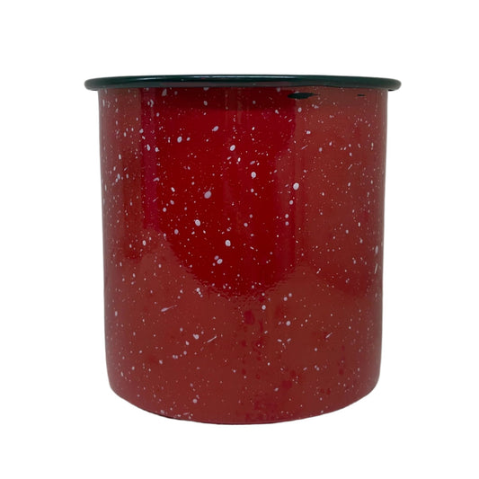 Red Jovail Pot W/White Specs