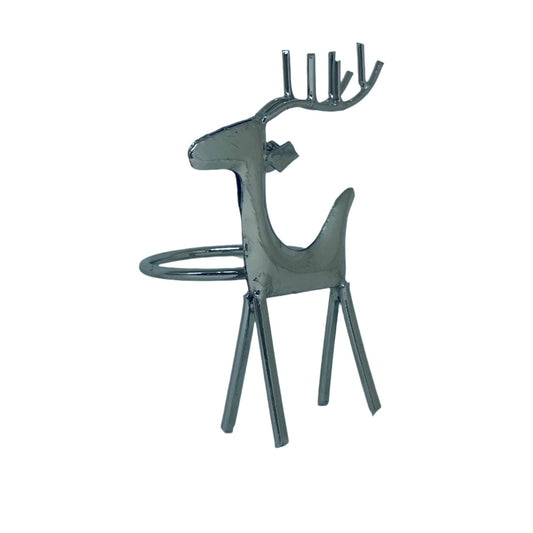 Silver Deer Napkin Holder
