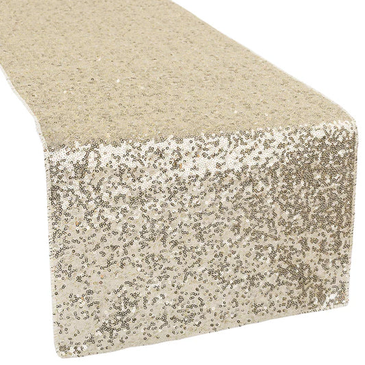 Champagne Sequin Table Runner