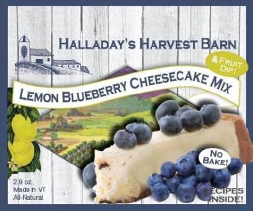 Halladay's Lemon Blueberry Cheesecake Mix