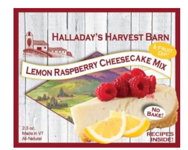 Halladay's Lemon Raspberry Cheesecake Mix