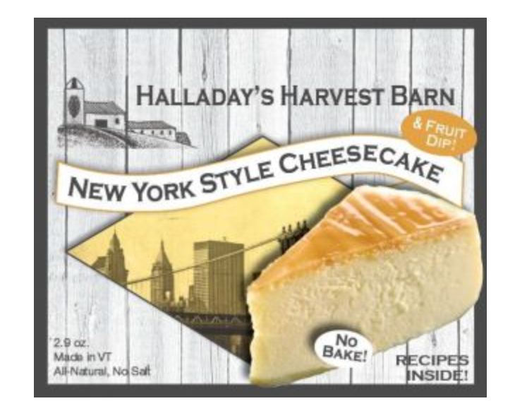 Halladay's New York Style Cheesecake Mix