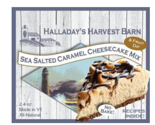 Halladay's Sea Salted Caramel Cheesecake Mix