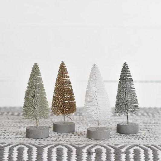 Multi-Colored Mini Christmas Trees