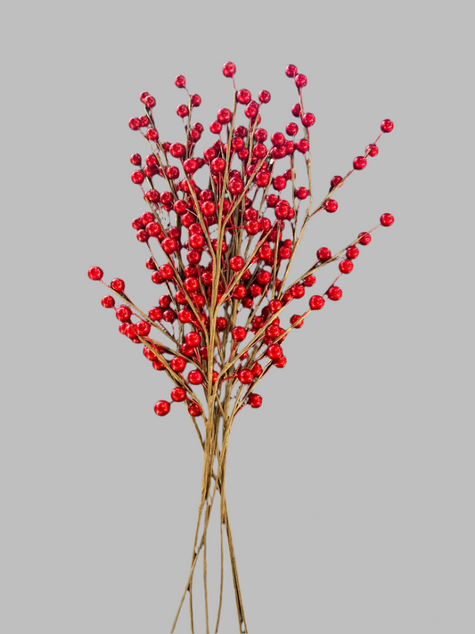 Metallic Red Winterberries