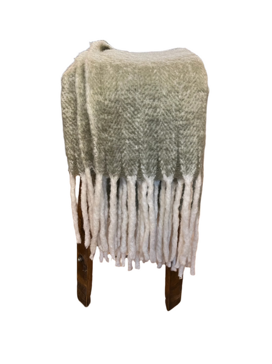 Lucy Taupe Throw Blanket