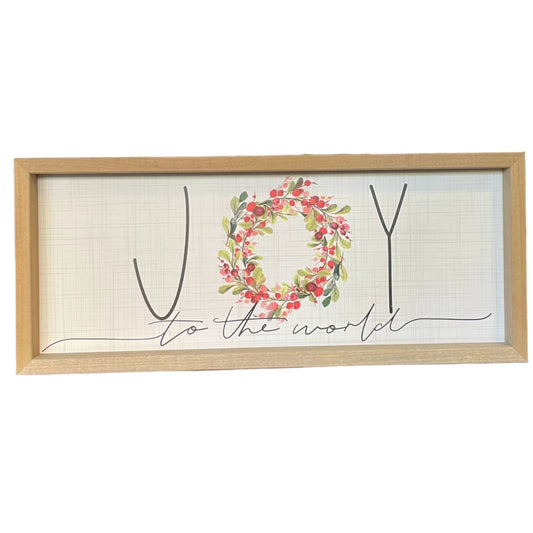 Joy to the World Wooden Sign