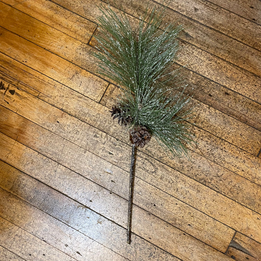 Glitter Pine Cone Stick