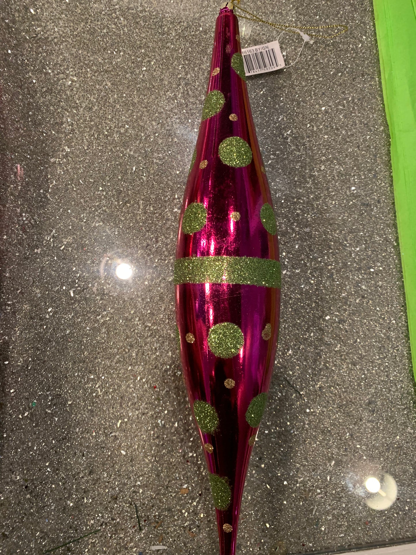 Shiny Pink Ornament Big
