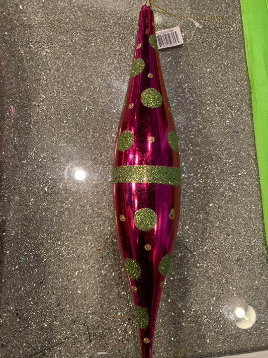 Shiny Pink Ornament Big