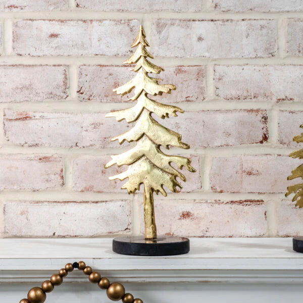 Gold Metal Christmas Tree Decor