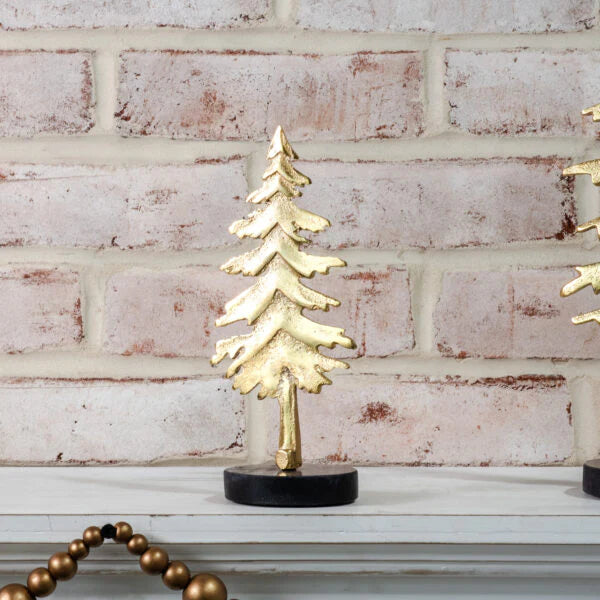 Gold Metal Christmas Tree Decor