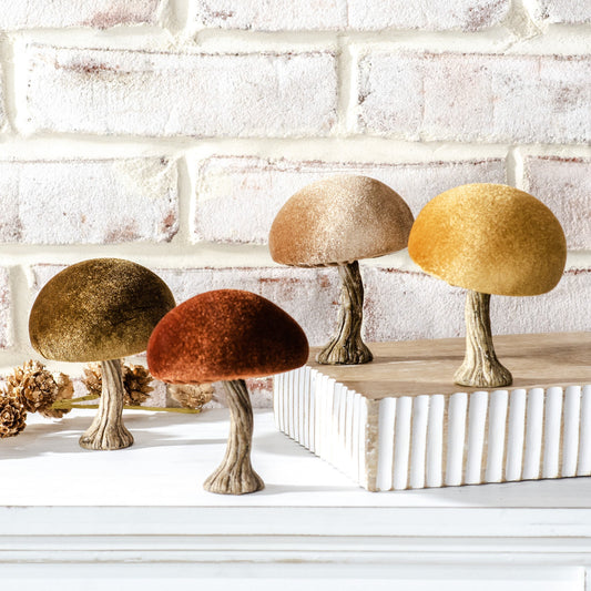 3.5" Velvet Mushrooms