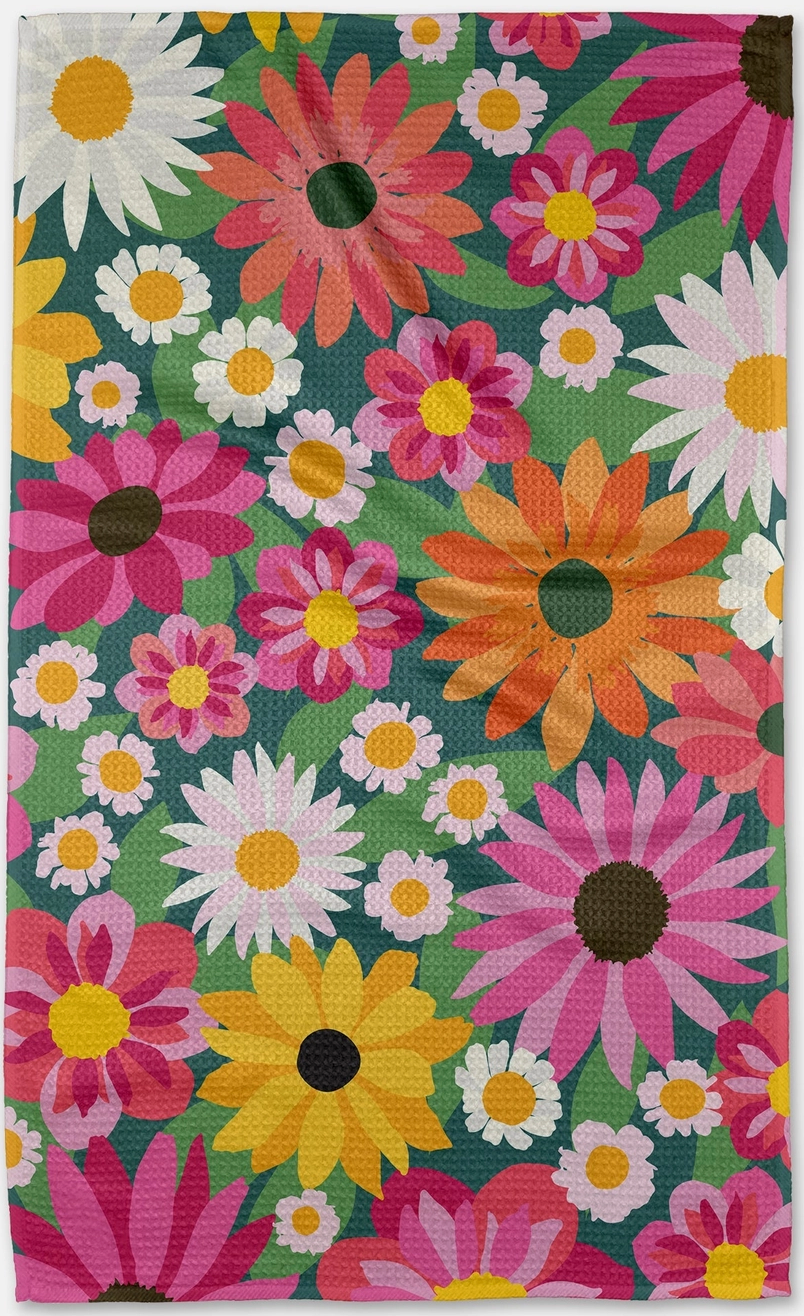 Wild Blooms Tea Towel