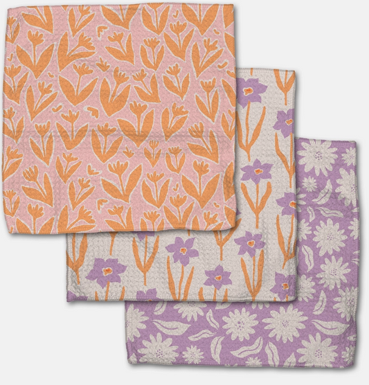 Spring Flowers Dishcloth