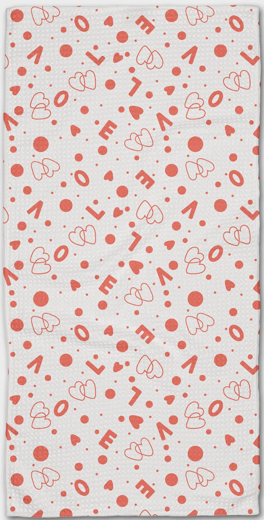 Love Party Bar Towel