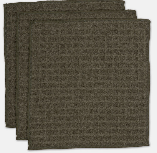 Forest Waffle Washcloth Set