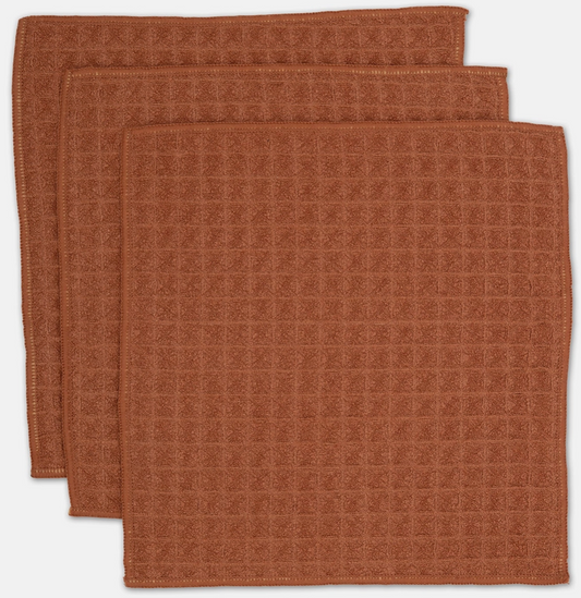 Clay Waffle Washcloths