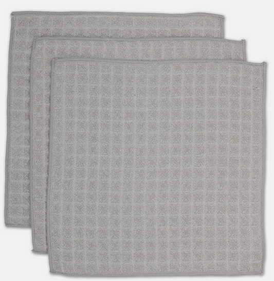 Stone Waffle Washcloth Set