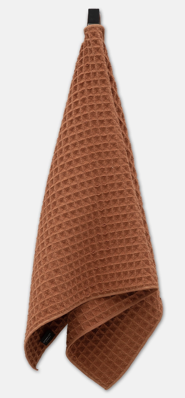 Clay Waffle Hand Towel