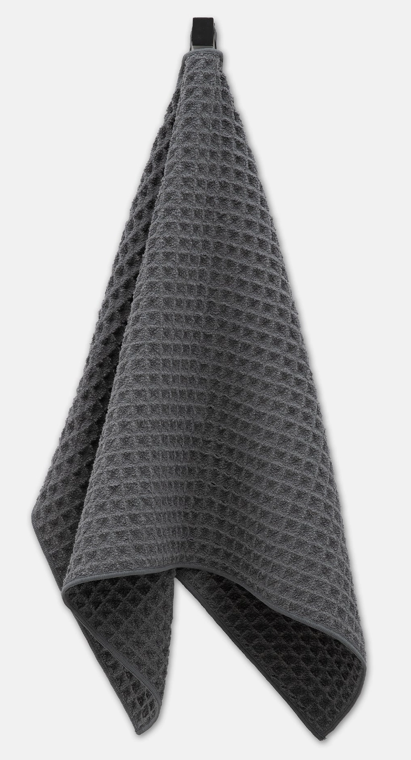 Charcoal Waffle Hand Towel