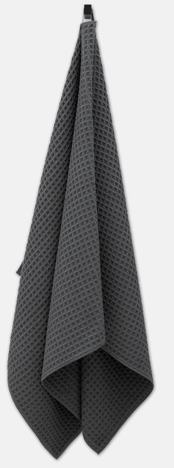 Charcoal Waffle Bath Towel