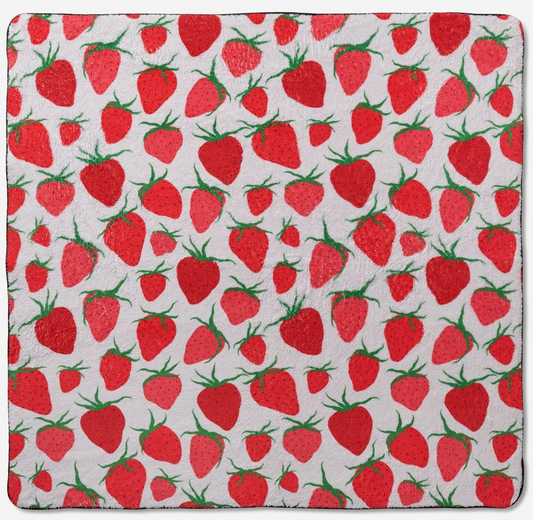 Strawberry Sniff Plush Towel