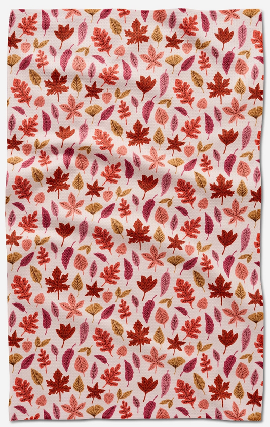 Fall Leaves Tea Towel