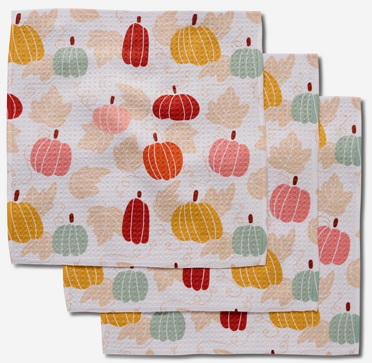 Golden Fall Field Dishcloth Set