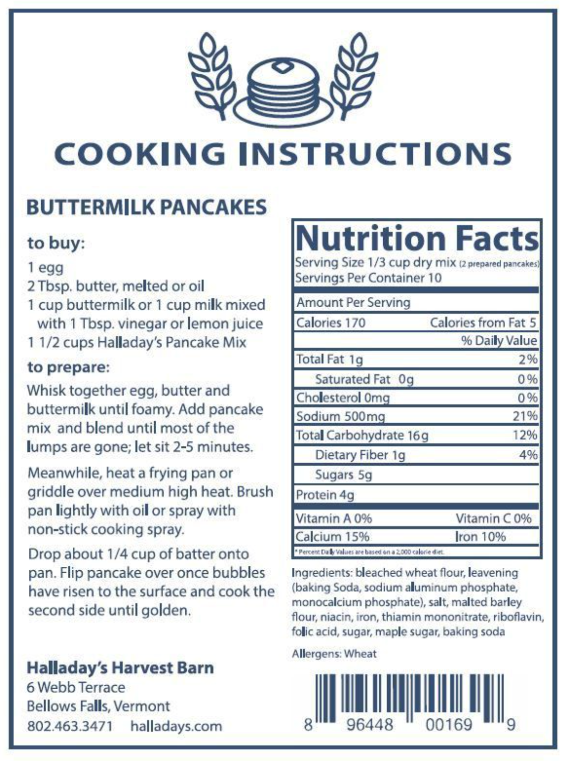 Buttermilk Pancake Mix