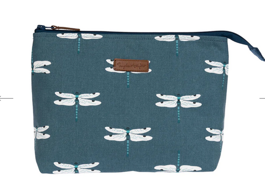 Dragonfly Canvas Makeup Bag